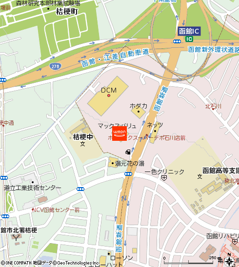 マックスバリュ石川店付近の地図